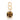 GOLD PENDANT WITH CRYSTAL