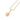 GOLD PENDANT WITH ZIRCONIA