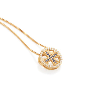 GOLD PENDANT WITH ZIRCONIA