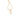 GOLD PENDANT WITH ZIRCONIA
