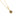 GOLD PENDANT WITH CRYSTAL AND ZIRCONIA