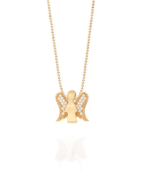 GOLD PENDANT WITH ZIRCONIA