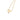 GOLD PENDANT WITH ZIRCONIA