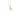 GOLD PENDANT WITH ZIRCONIA