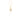 GOLD PENDANT WITH ZIRCONIA