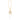 GOLD PENDANT WITH ZIRCONIA