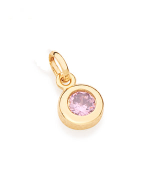 GOLD PENDANT WITH ZIRCONIA