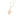 GOLD PENDANT WITH ZIRCONIA