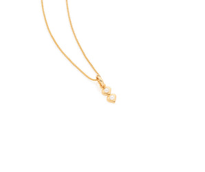 GOLD KID'S PENDANT WITH PEARL