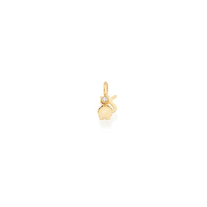 GOLD PLATED PENDANT WITH ZIRCONIA