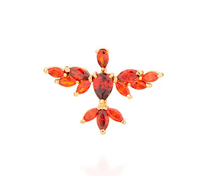 GOLD PENDANT WITH ZIRCONIA