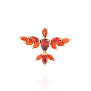 GOLD PENDANT WITH ZIRCONIA