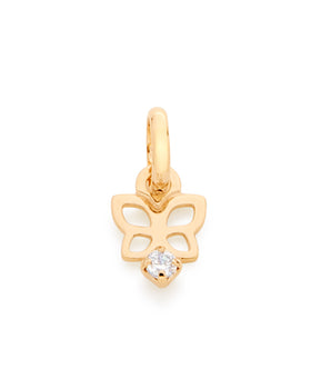GOLD KID'S PENDANT WITH ZIRCONIA
