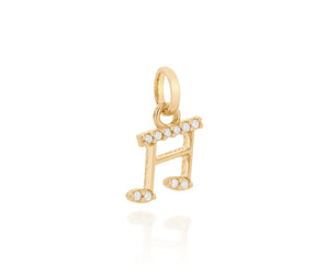 GOLD PENDANT WITH ZIRCONIA