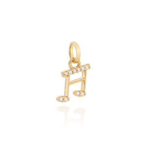 GOLD PENDANT WITH ZIRCONIA