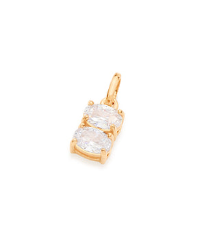 GOLD PENDANT WITH ZIRCONIA