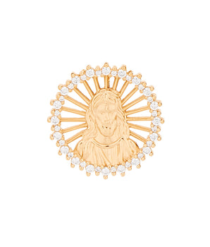 GOLD IMAGE OF JESUS PENDANT