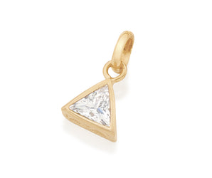 GOLD PENDANT WITH ZIRCONIA