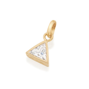 GOLD PENDANT WITH ZIRCONIA