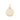 GOLD ZODIAC SIGN MEDAL PENDANT - CANCER
