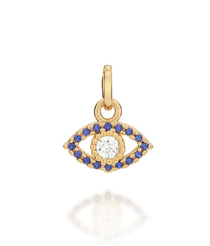 GOLD GREEK EYE PENDANT