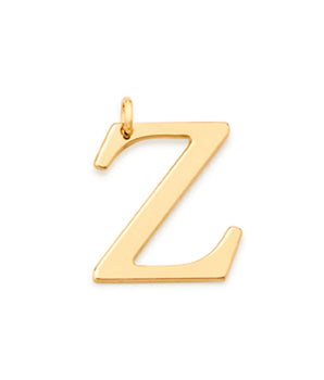 GOLD TRADITIONAL LETTER PENDANT