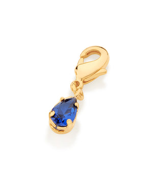 GOLD HEALTH PENDANT IN BLUE