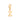 GOLD MODERN LETTER PENDANT