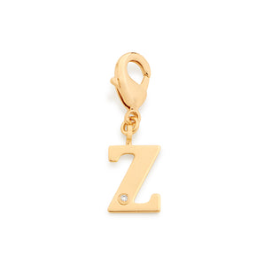 GOLD MODERN LETTER PENDANT
