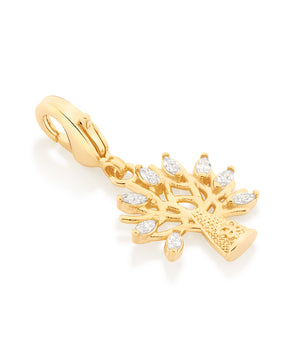 GOLD PENDANT WITH ZIRCONIA