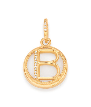 GOLD COUNTRY STYLE LETTER PENDANT
