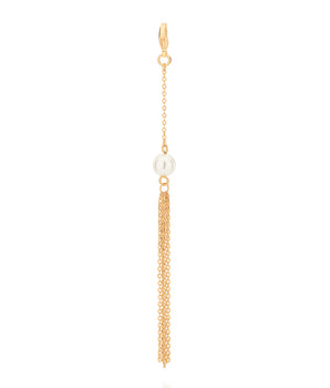 GOLD DANGLY PEARL PENDANT
