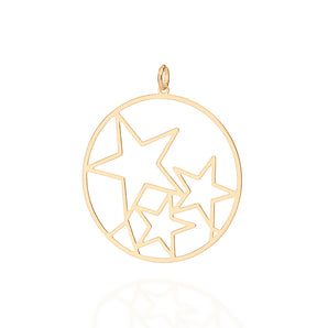 GOLD STARRY NIGHT PENDANT