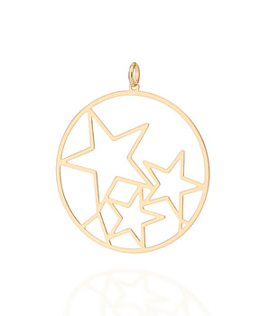 GOLD STARRY NIGHT PENDANT