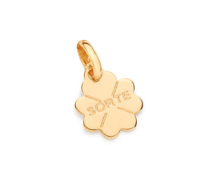 GOLD FOUR LEAF CLOVER SORTE (LUCK) PENDANT