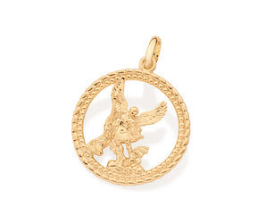 GOLD MEN'S SAINT MICHAEL PENDANT