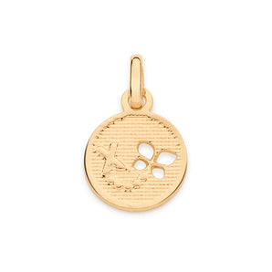 GOLD BUTTERFLY INITIAL PENDANT