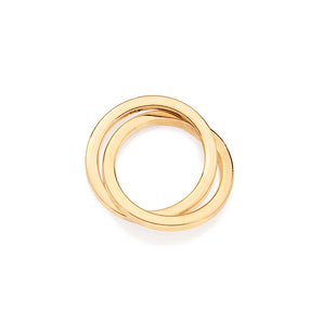GOLD MEN'S BOUND CIRCLE PENDANT
