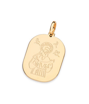 GOLD SAINT FRANCIS PENDANT