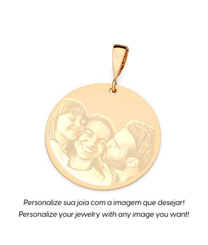 GOLD CUSTOMIZABLE PENDANT