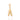 GOLD BALLET SLIPPERS PENDANT