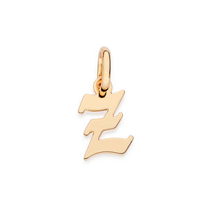 GOLD SCRIPT LETTER PENDANT