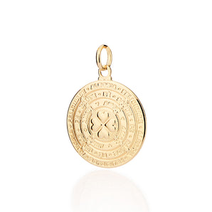 GOLD WISH YOU LUCK PENDANT