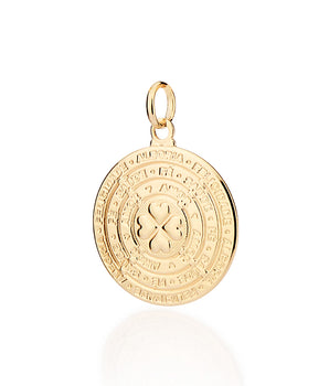 GOLD WISH YOU LUCK PENDANT