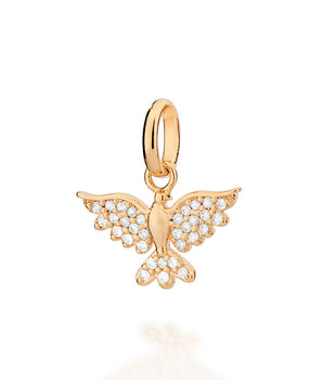 GOLD HOLY SPIRIT DOVE PENDANT