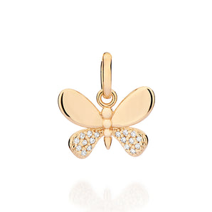 GOLD BRIGHT BUTTERFLY PENDANT
