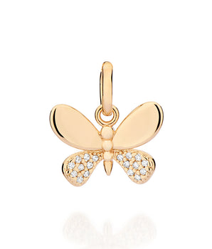 GOLD BRIGHT BUTTERFLY PENDANT