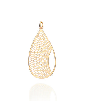 GOLD WATER DROP PENDANT
