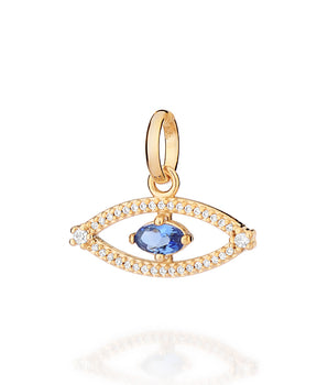GOLD GREEK EYE PENDANT