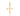 GOLD CROSS PENDANT